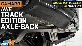 20162023 62L Camaro AWE AxleBack Exhaust with Quad Chrome Silver Tip Review amp Sound Clip [upl. by Winnie]