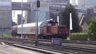 ► SBB Em 33 quot18829quot shunting in Wildegg 071011 [upl. by Myrvyn410]