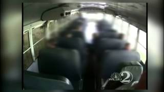 Video released in violent school bus crash [upl. by Horowitz905]