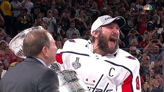 Alex Ovechkin and the Capitals lift the Stanley Cup [upl. by Nnayr]