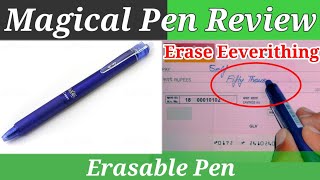 Magical Pen  Invisible Ink Pen  pilot Frixion Pen Review [upl. by Ateiram394]