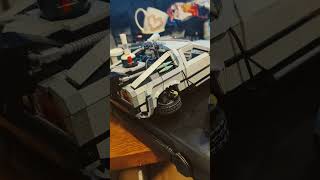 Lego DeLorean with some awesome mods  lego backtothefuture [upl. by Wetzell]