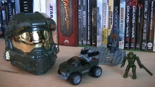 Halo Mega Bloks 97216 MicroFleet Warthog Attack Review [upl. by Miquela]