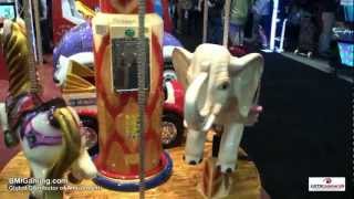 Carousel 1900 Deluxe Kiddie Carousel Ride  BMIGamingcom  Falgas Amusements [upl. by Ayoj]