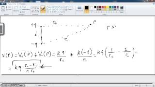 Videolezione fisica 2 parte 19dipolo elettrico parte 4 [upl. by Canty]