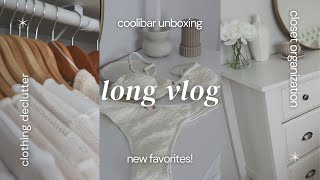 Clothing Declutter Closet Organization Perfume Display Coolibar Unboxing amp More  Vlog  🤎 ✨ [upl. by Skip]