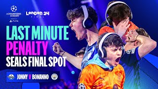 LASTMINUTE DRAMA in the eChampionsLeague Semifinal  Jonny v Bonnano  Full Match [upl. by Notsej736]