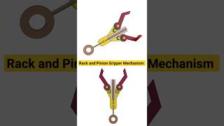 How a Rack and Pinion Gripper Mechanism Works mechanism engineering 3ddesign 3d animation [upl. by Ima]