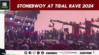 Stonebwoy thrilled fans at Tidal Rave Beach Festival 24 🔥🔥🔥 [upl. by Maise]