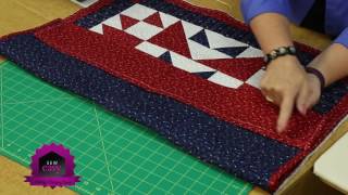 Sew Easy Adding a Hanging Sleeve to Wall Quilts or any Quilt [upl. by Comyns256]