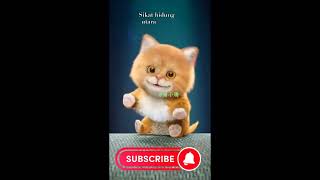 Cat Singing Baby Shark Doo Doo  Kids Poem  Baby Shark  Cute Cat Singing Poem [upl. by Thgiled]