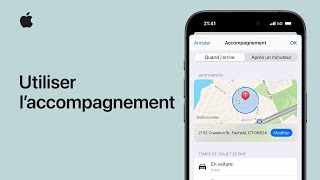 Comment utiliser Accompagnement sur votre iPhone  Assistance Apple [upl. by Aliam]