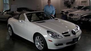 2008 MercedesBenz SLK350 Convertible  7Speed Heating Pkg Airscarf Satellite Radio  23331 mi [upl. by Yedok]