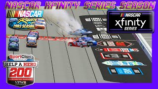 CONTENDERS CRASH IN DARLINGTON WE GOT A FLIP NR2003 2024 NASCAR Xfinity Series Season Race 2333 [upl. by Charmane]