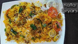 Mutton Kofta Biryani Recipe Hyderabadi Style  Ramadan Special Biryani [upl. by Yenohtna]