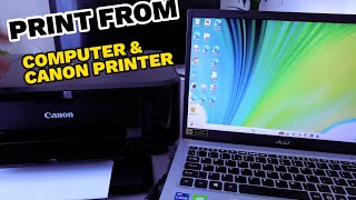 How To Do Print with Canon Printer using a Specific INK Cartridge Print From Canon Printer Guide [upl. by Trenna39]