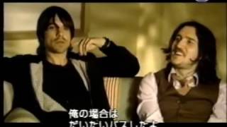 John Frusciante and Anthony Kiedis interview  quotVquot channel 2002 [upl. by Adnouqal]