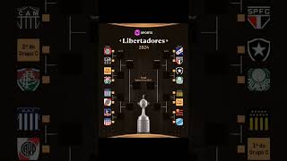 CONFRONTOS DAS OITAVAS DE FINAL DA LIBERTADORES 2024 DEFINIDOS shorts [upl. by Conal]