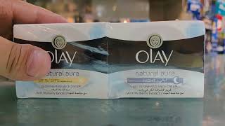 Olay natural aura whitening day amp night cream review order now 01637058396 [upl. by Nrojb554]