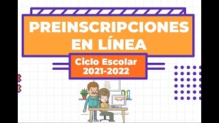 Tutorial preinscripciones en línea 20212022 [upl. by Refannej]