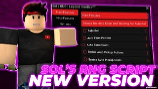 Sols Rng Script  Sols Rng  Sols Rng Script Roblox  Roll Any Aura OP Webhook Auto Farm amp Other [upl. by Ferdinand]