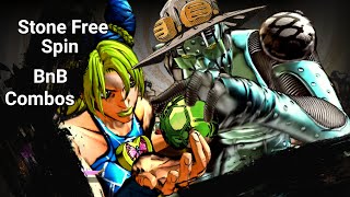 YBA Stone Free Spin BnB Combos [upl. by Silberman]