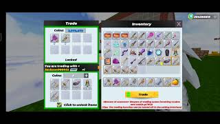 Blockman go Skyblock trade proof 1 [upl. by Ornstead564]