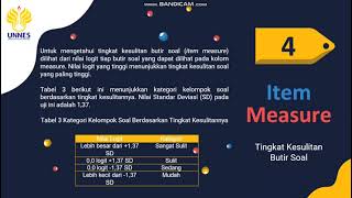 CARA MEMBACA DATA HASIL ANALISIS RASCH MODEL  INTERPRETASI DATA OUTPUT RASCH MODEL [upl. by Eilojne]