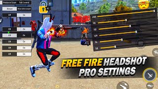 10 Pro Settings  Sensitivity  Fire Button 100 Working 😱  Auto Headshot Setting 🔥  Free Fire [upl. by Akerahs808]