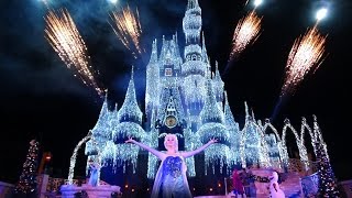 Frozen LIVE  A Frozen Holiday Wish  Walt Disney World Magic Kingdom [upl. by Atiuqam]