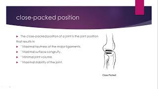 Open and Close pack position [upl. by Edi]