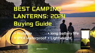 LE 1000LM Battery Powered LED Camping Lantern 2024 Buying Guide [upl. by Vassili]