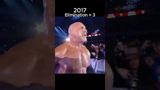 Every Goldberg Royal Rumble Elimination Edit 🔥 [upl. by Ihsir]