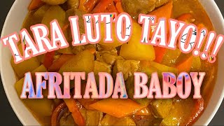 AFRITADA BABOY I PORK AFRITADA FILIPINO RECIPE  SIMPLY KHATZ [upl. by Warrenne]