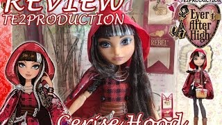 Review Ever After High Cerise Hood [upl. by Ielerol165]