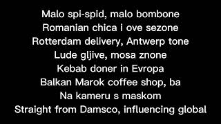 Cunami  Droga Amsterdam TEKSTLYRICS [upl. by Mari]