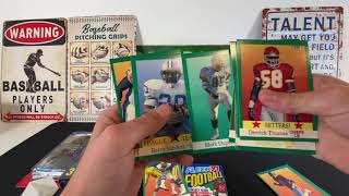 OPENING SOME 91 FLEER NFL CARDS jerryrice barrysanders nfl tradingcards football sportscards [upl. by Anniram]