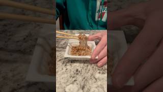 納豆 natto food fypシ゚viral japanesefood japan snack foodshorts fypage fyp egg rice [upl. by Atniuq336]