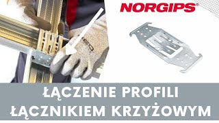 Łączenie profili łącznikiem krzyżowym NORGIPS [upl. by Brynne]