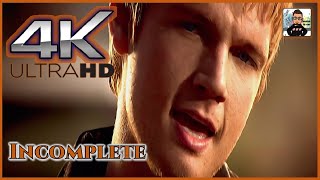 Backstreet Boys  Incomplete Official Video 4K Remastered [upl. by Nyrret]