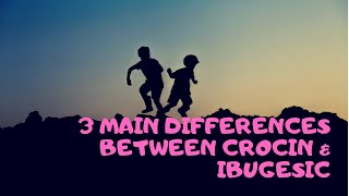 3 main differences between Crocin Paracetamol and Ibugesic Ibuprofen for fever in kids [upl. by Eeralav]