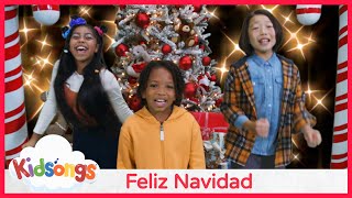 New Feliz Navidad  Kidsongs Christmas Songs for Kids  Canciones navideñas para niños en español [upl. by Einnaj208]