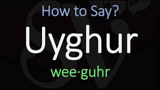 How to Pronounce Uyghur CORRECTLY Meaning amp Pronunciation [upl. by Onil]