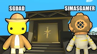 SIMASGAMER AND SGDAD EXPLORING AN ANCIENT TEMPLE FOR SECRET TREASURES in WOBBLY LIFE [upl. by Lered937]