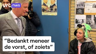 Dakloze openhartig bij bezorgde koning Filip [upl. by Shakti]