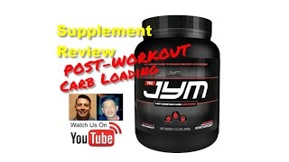 JYM Fast Digesting Carbs Post Workout Supplement with Dextrose Review [upl. by Dekeles]