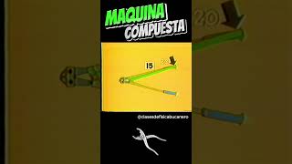 MAQUINA COMPUESTA physics fisica scientist science mecanica leyesdenewton ciencia newton [upl. by Strait736]