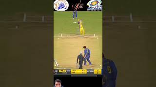 CSK vs MI cricket match🔥🤯  cricket gaming ipl cricketlover realcricket22 trending shorts [upl. by Ekusuy389]