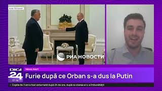 Viktor Orban sa întâlnit cu Putin la Moscova „Nu poți face pace dintrun fotoliu confortabil” [upl. by Kyla]