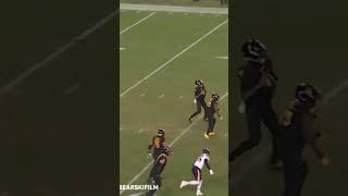 Chicago Bears Tyrique Stevenson Taunts Washington Commanders Fans then loses the game on a hail mary [upl. by Shig273]